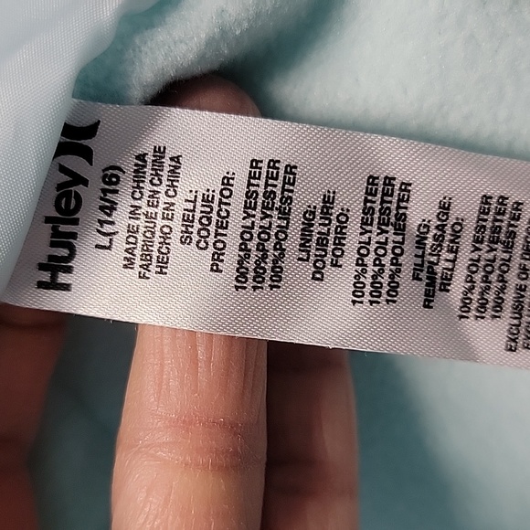 NWT Girl's Hurley Winter Jacket - Picture 8 of 8